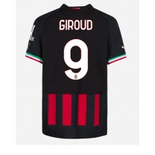 AC Milan Olivier Giroud #9 Hjemmedrakt 2022-23 Kortermet